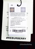 Burberry Medium Burgundy Logo Nylon Tote Shoulder Bag - Velora Luxury Fashion