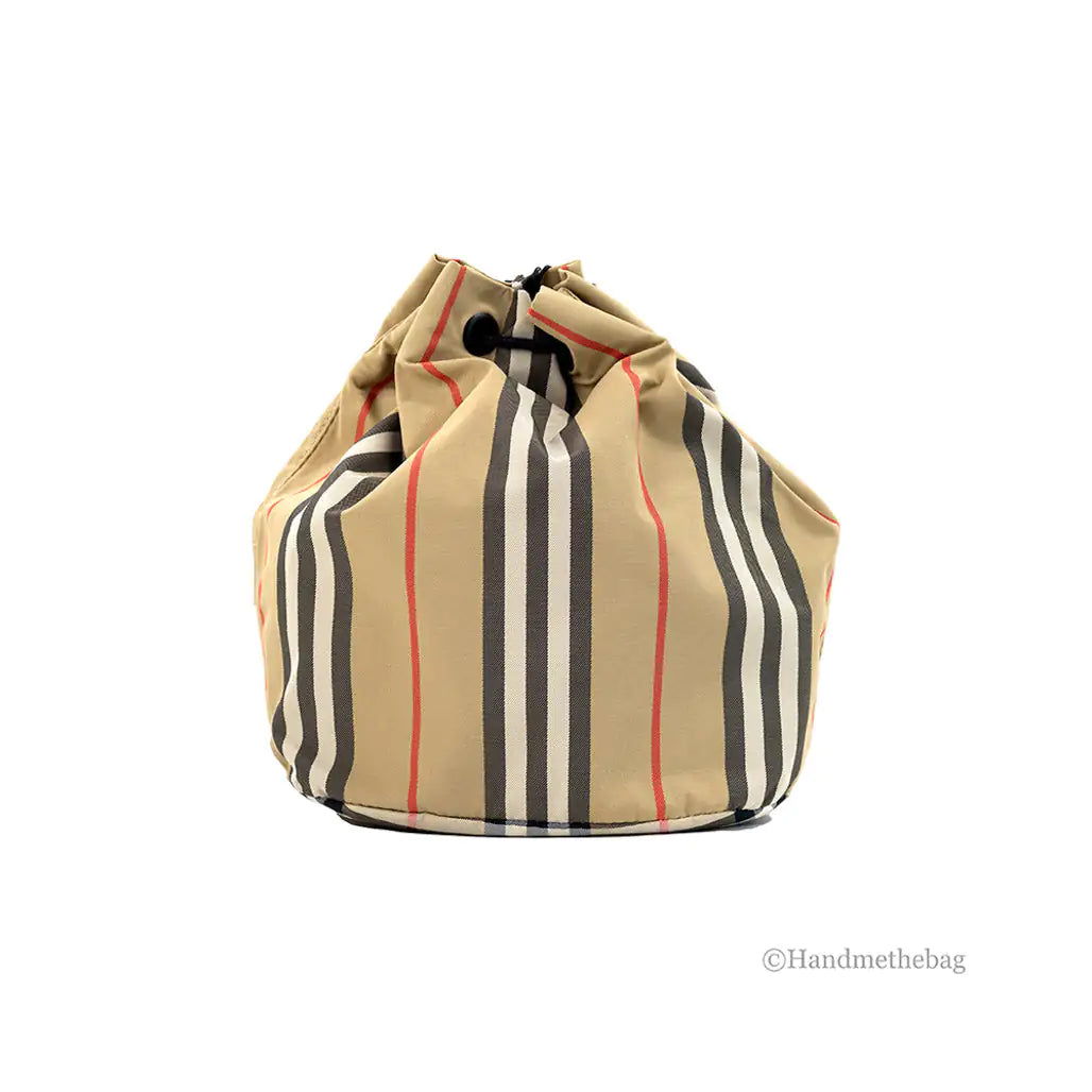 Burberry Phoebe Nylon Drawstring Bucket Bag - Velora Luxury Fashion