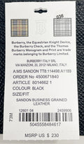 Burberry Sandon Grained Leather Card Case Wallet - Velora Luxury Fashion