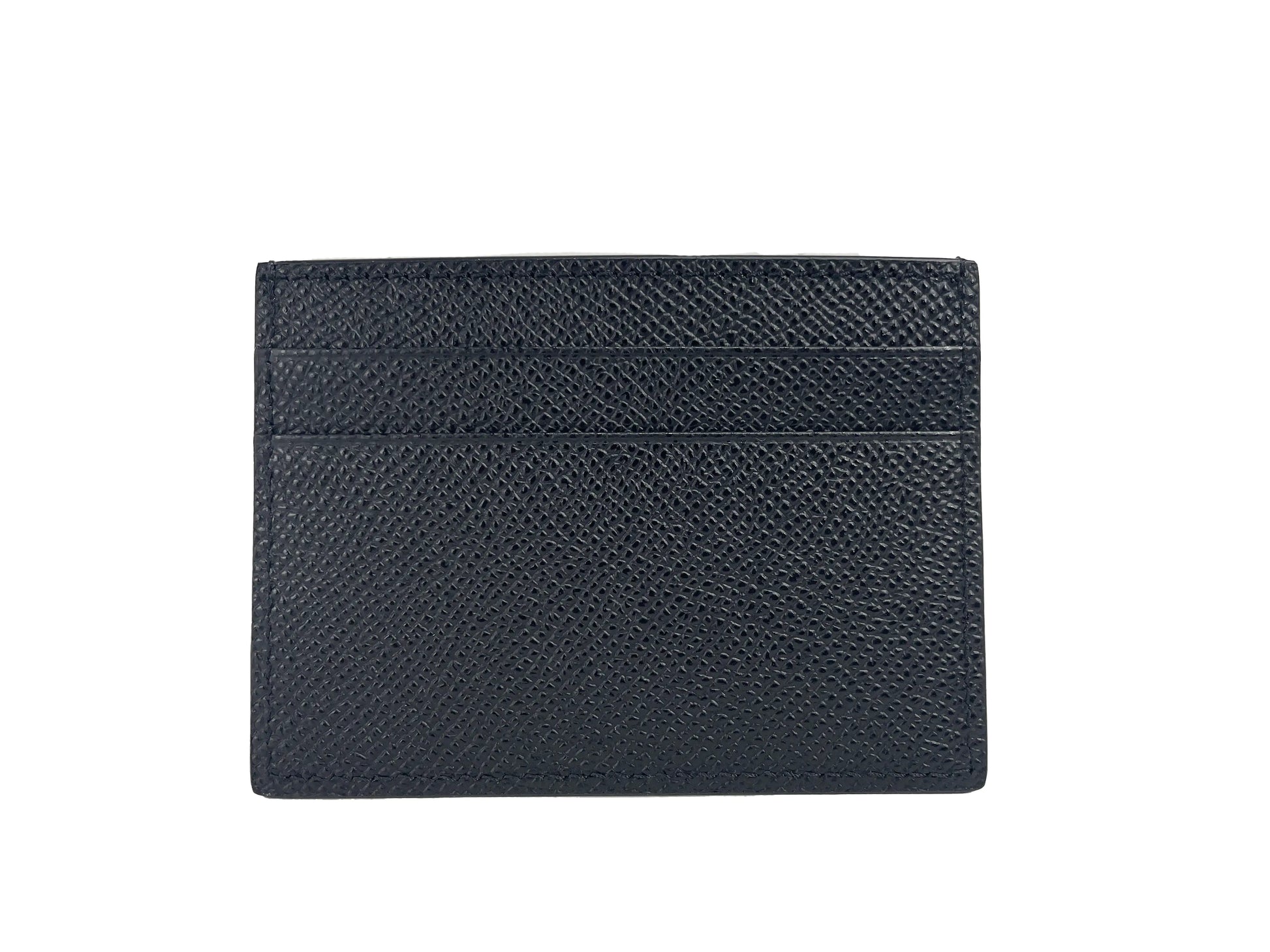Burberry Sandon Grained Leather Card Case Wallet - Velora Luxury Fashion