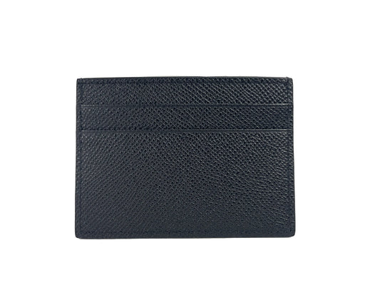 Burberry Sandon Grained Leather Card Case Wallet - Velora Luxury Fashion