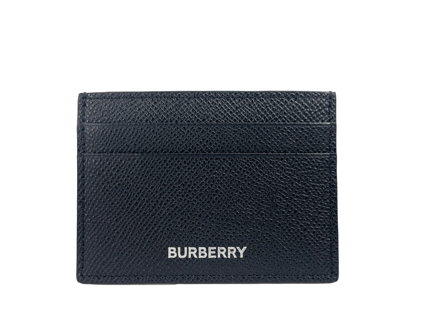 Burberry Sandon Grained Leather Card Case Wallet - Velora Luxury Fashion