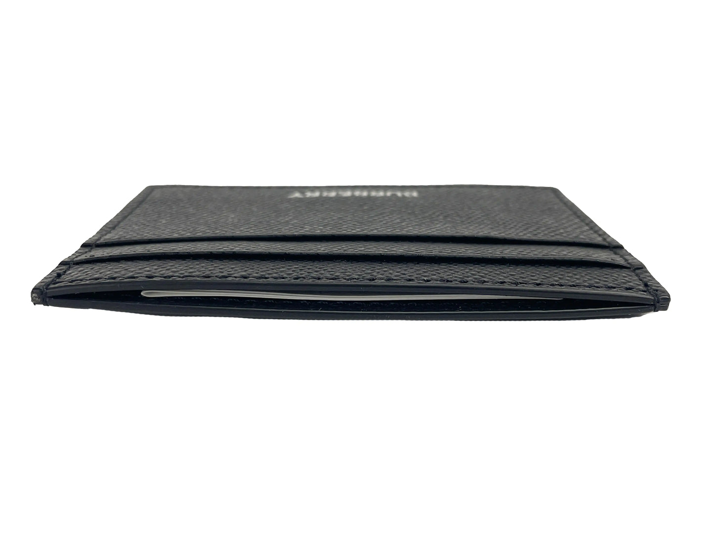 Burberry Sandon Grained Leather Card Case Wallet - Velora Luxury Fashion