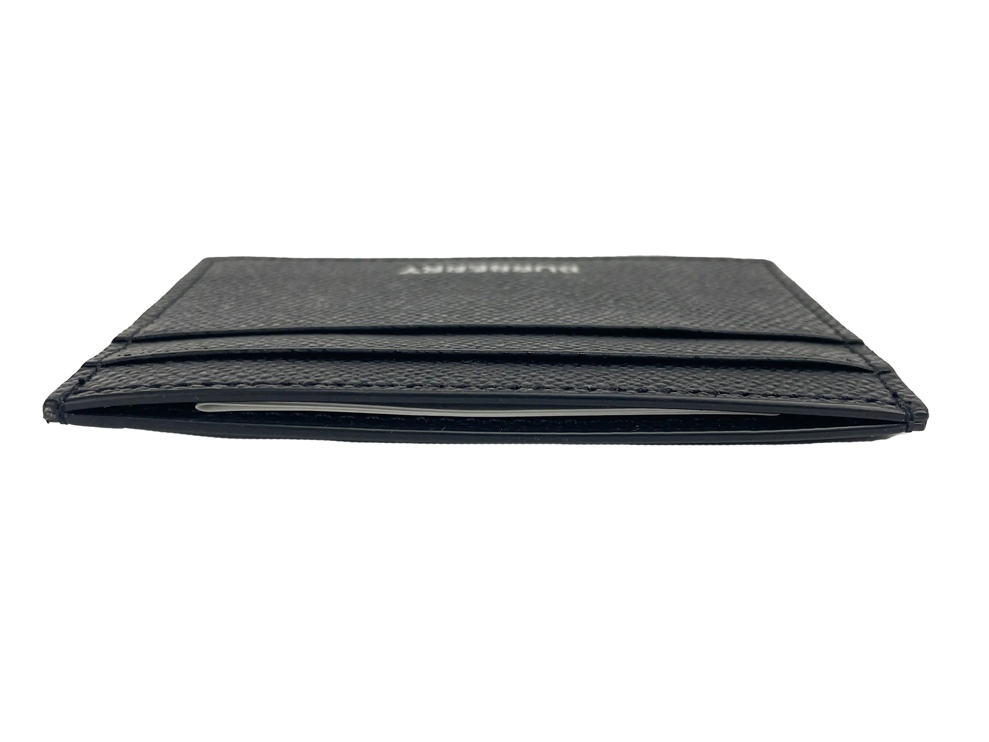 Burberry Sandon Grained Leather Card Case Wallet - Velora Luxury Fashion