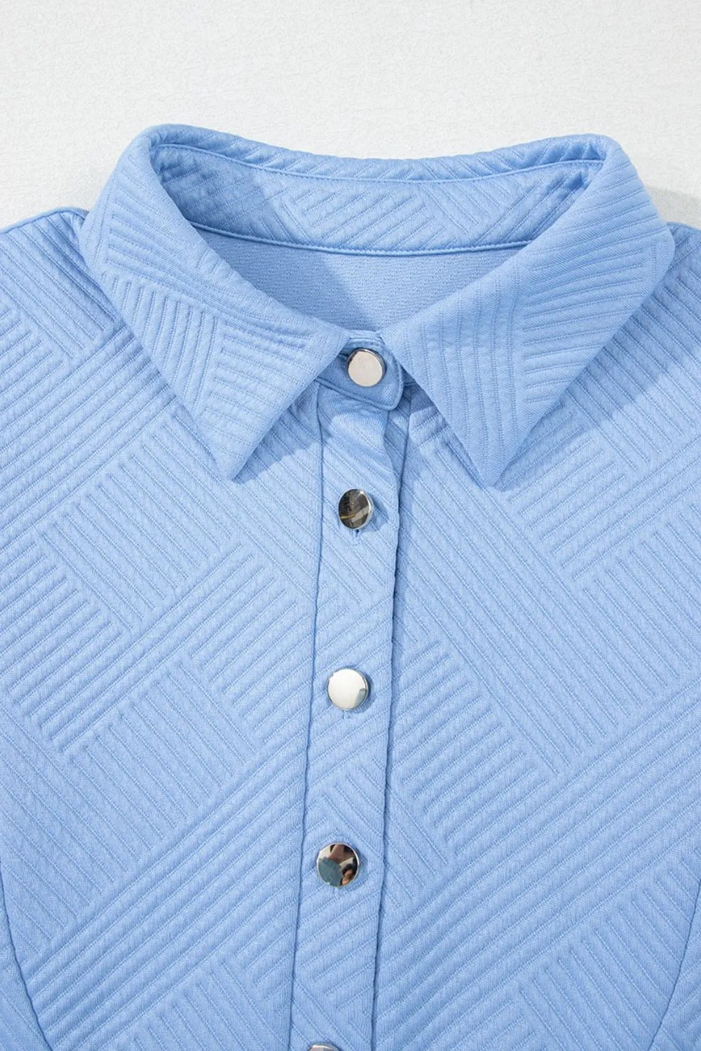 Button Front Short Sleeve Mini Dress - Velora Luxury Fashion