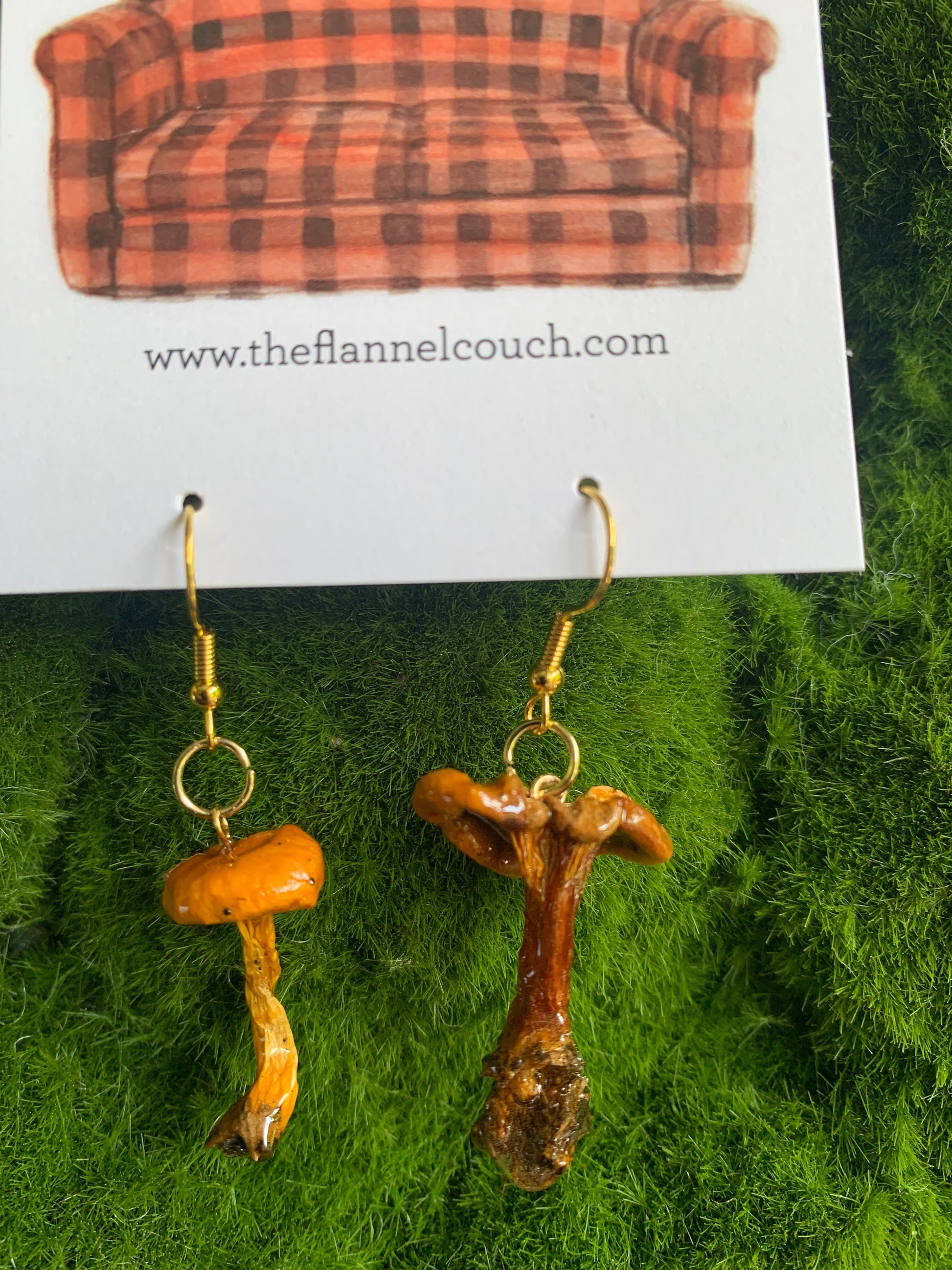 Wild Ontario Mushrooms Earrings www.Shopthatapp.com