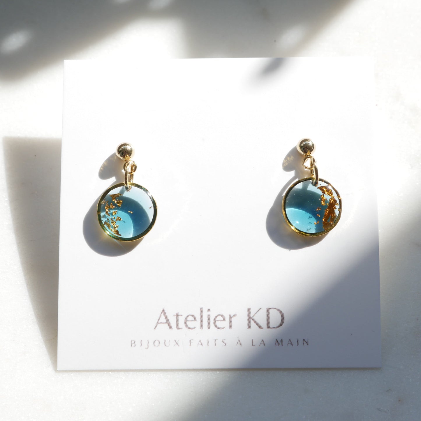 Boucles d'oreilles Céleste - rond (mini) - Velora