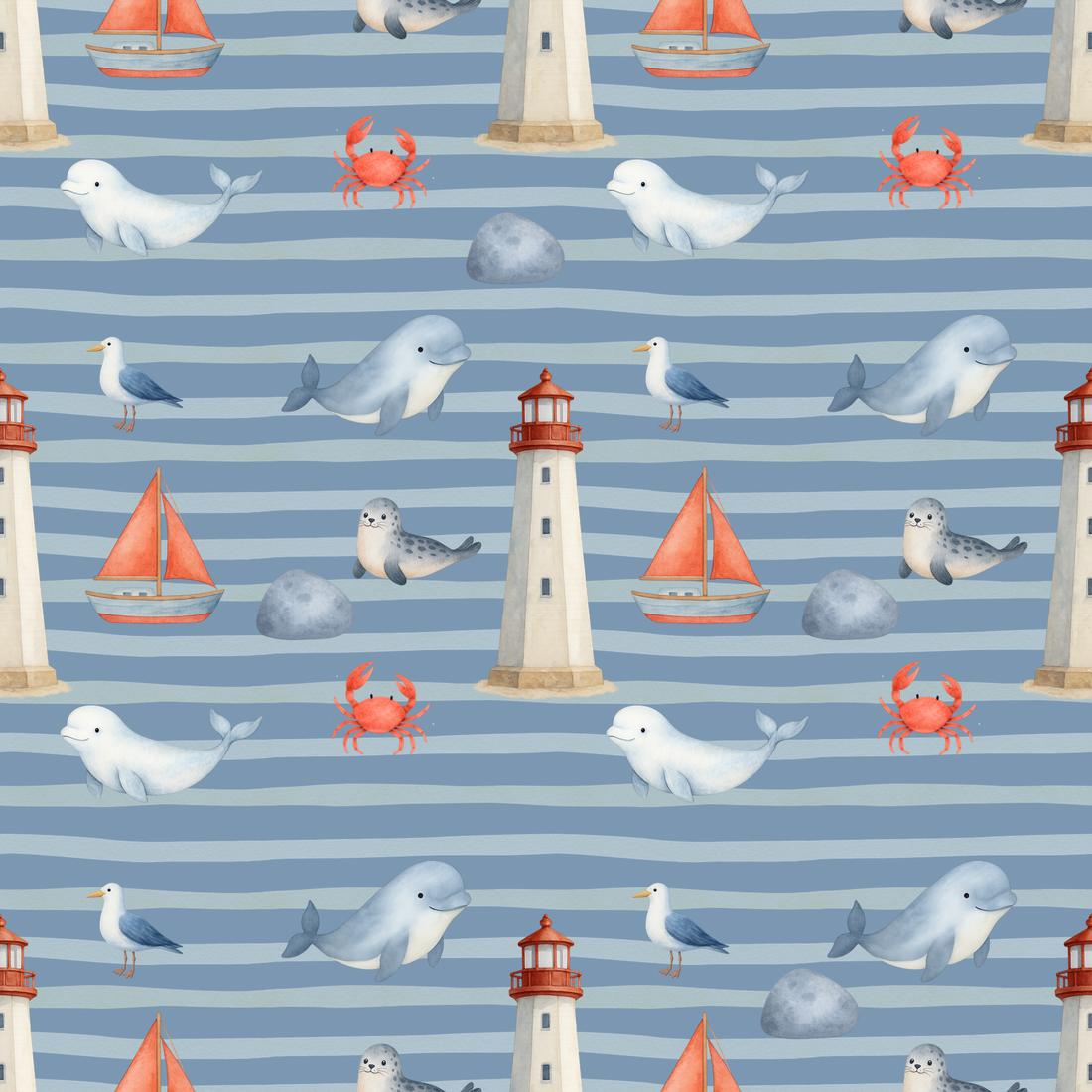 Couverture minky fleuve Saint-Laurent 🐋 géante