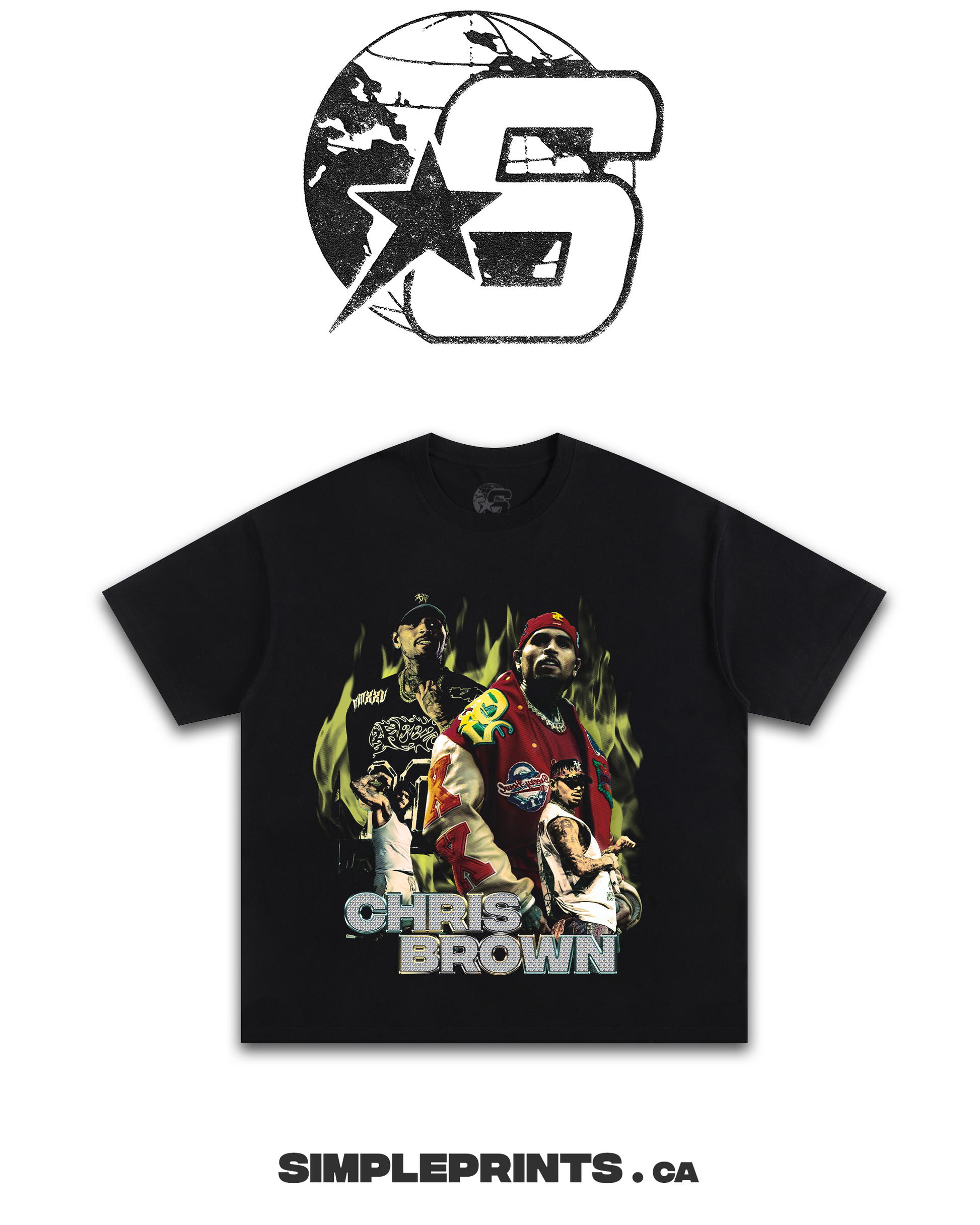 CHRIS BROWN BREEZY BOWL Graphic T-Shirt - Velora Luxury Fashion