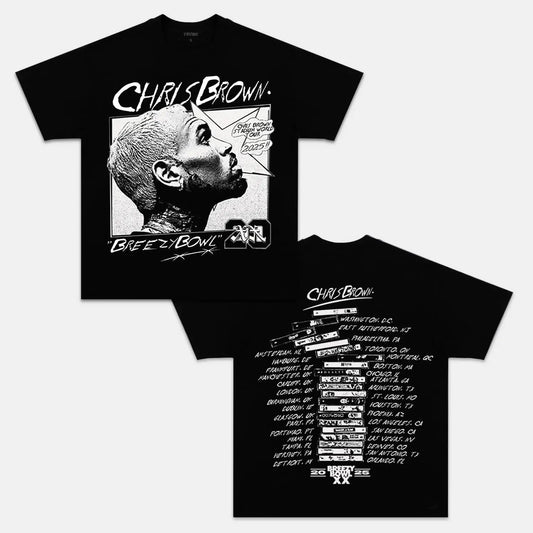 Chris Brown: Breezy Bowl Tour Tee V5 - Velora