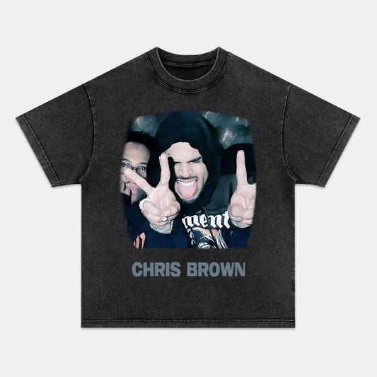 Chris Brown: Music Icon Tee V18 - Velora