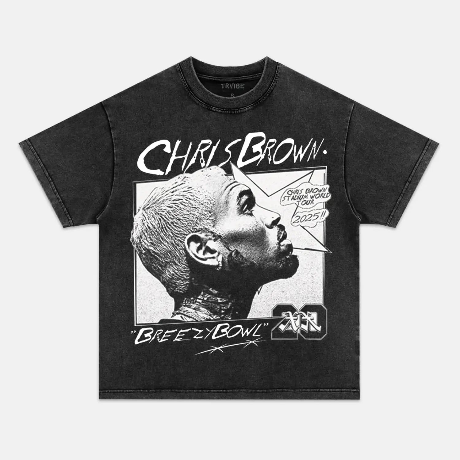 Chris Brown: Breezy Bowl Tour Tee V6 - Velora
