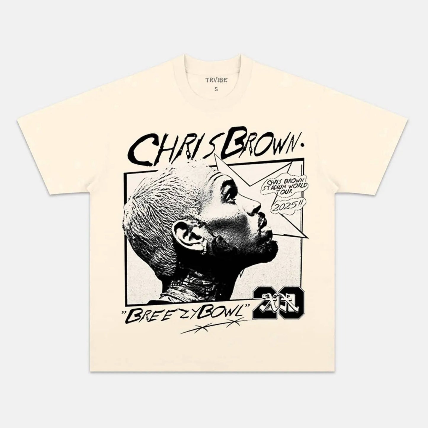 Chris Brown: Breezy Bowl Tour Tee V6 - Velora