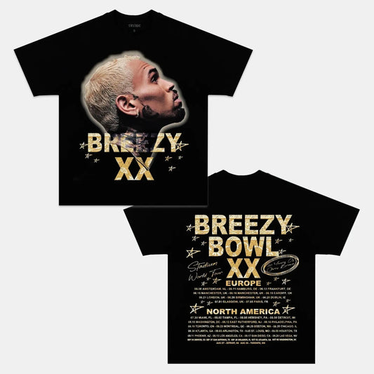 Chris Brown: Breezy Bowl Tour Tee V4 - Velora