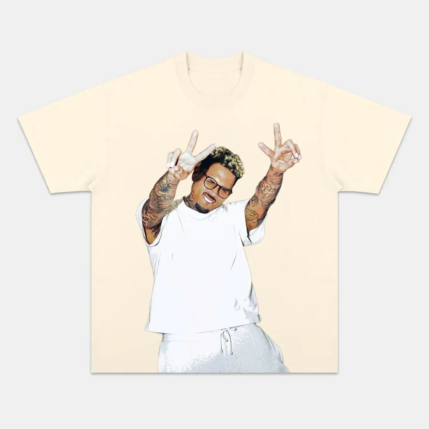 Chris Brown: Music Icon Tee V14 - Velora