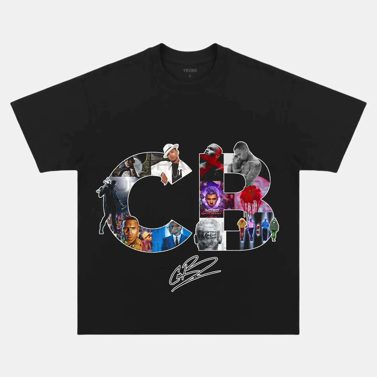 Chris Brown: Music Icon CB Tee - Velora