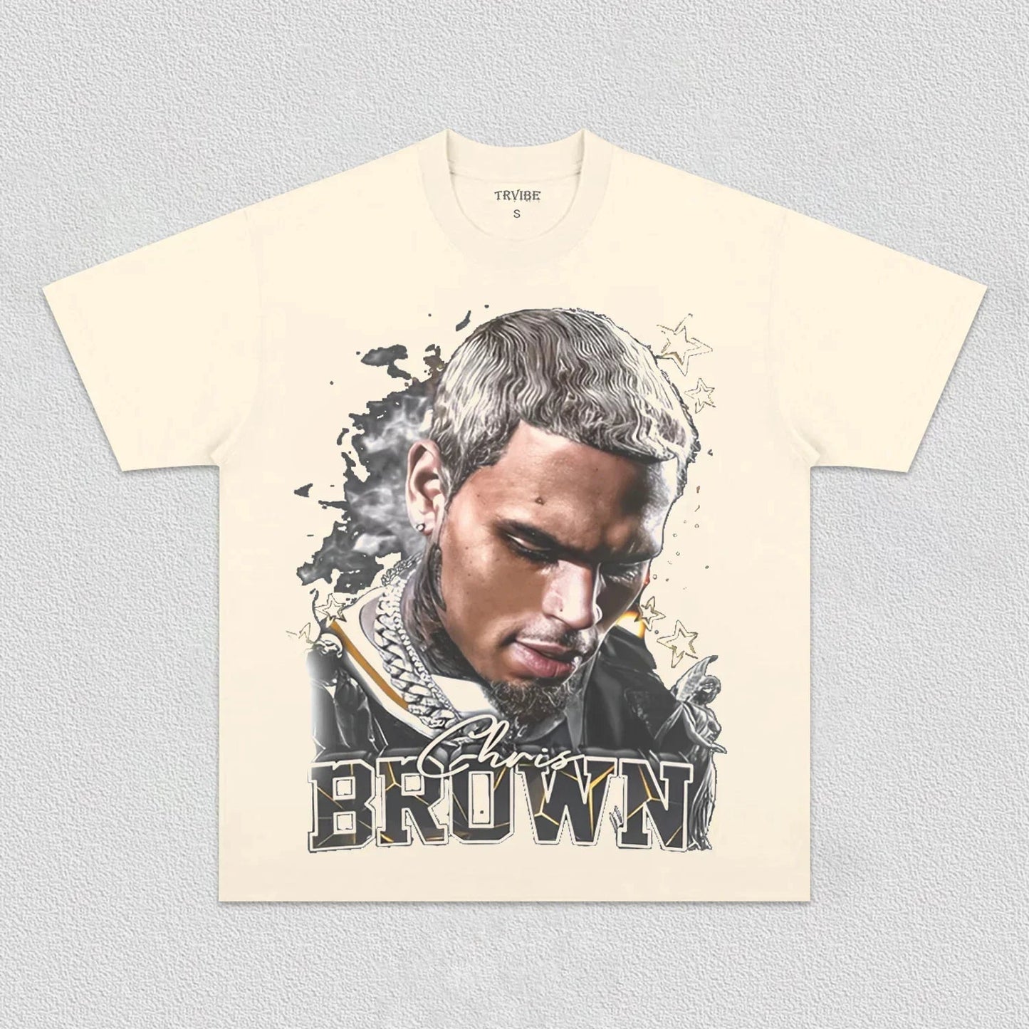 Chris Brown: Music Icon Tee V7 - Velora