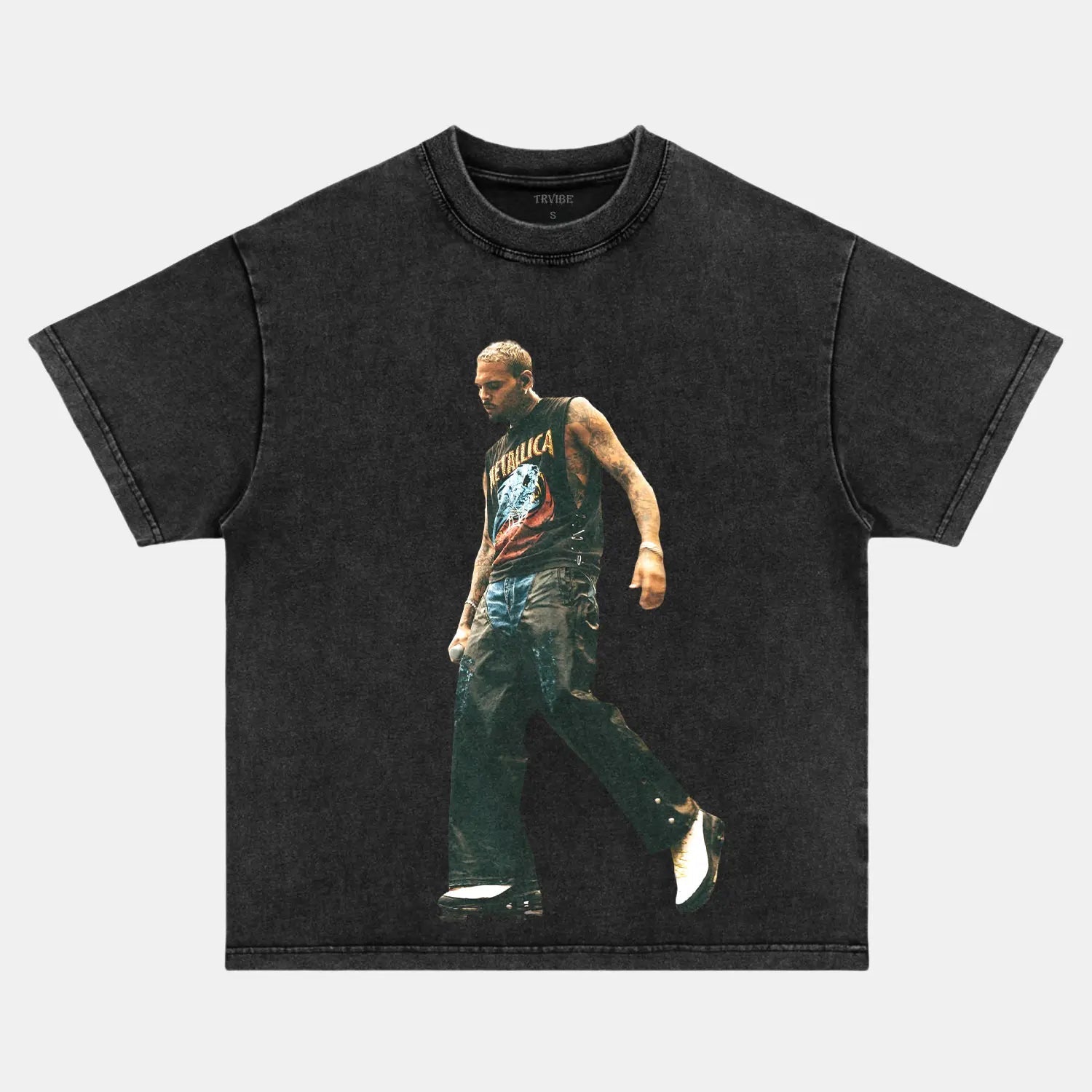 Chris Brown: Music Icon Tee V4 - Velora