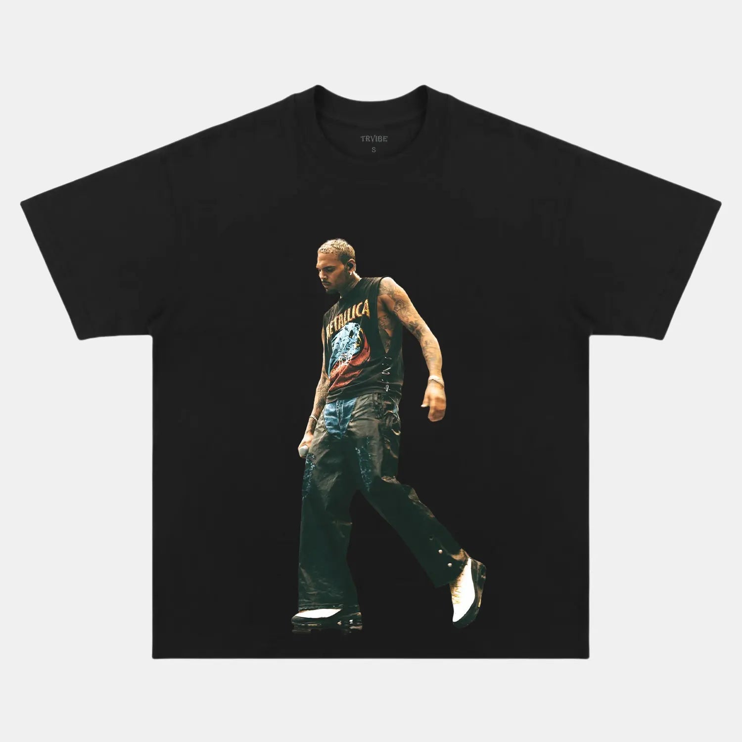 Chris Brown: Music Icon Tee V4 - Velora
