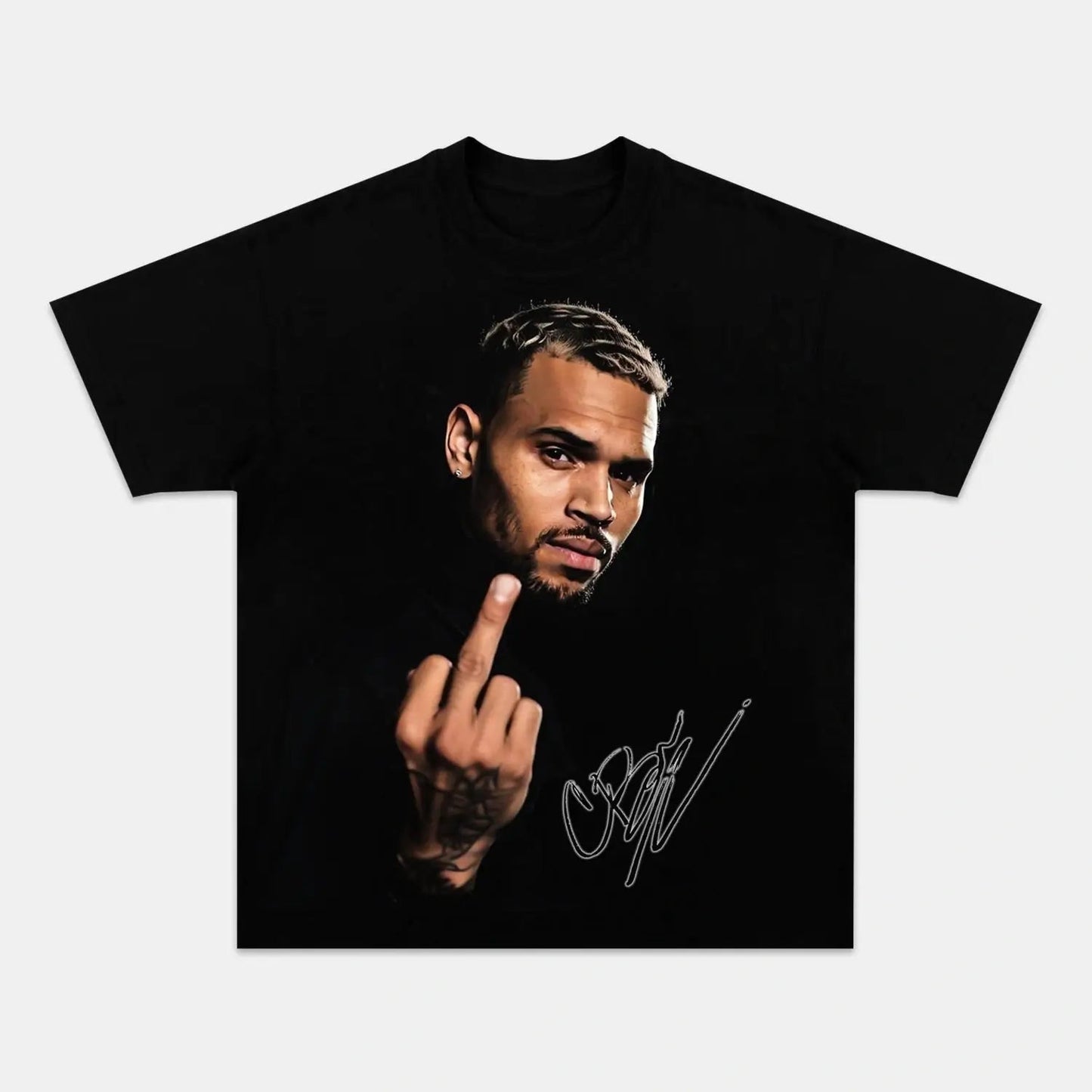 Chris Brown: Music icon Tee V6 - Velora