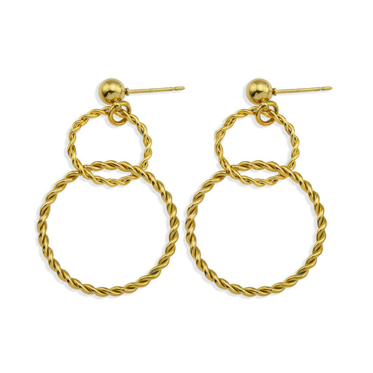 CIRCOLI Hoop Earrings - Velora Luxury Fashion
