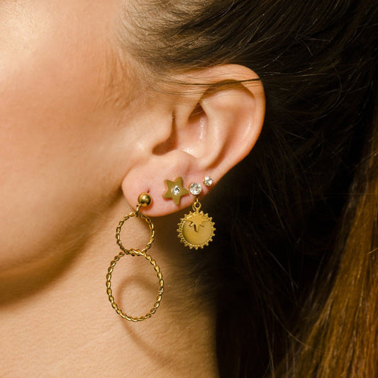 CIRCOLI Hoop Earrings - Velora Luxury Fashion