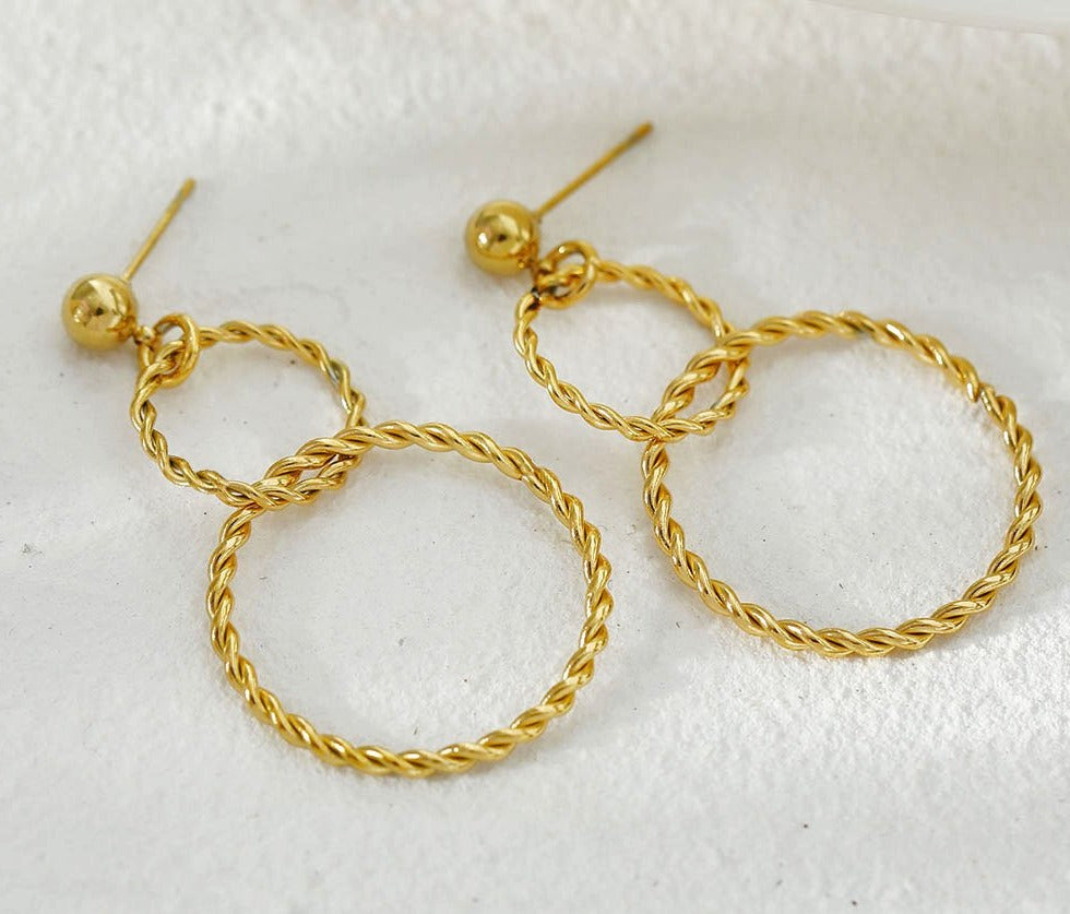 CIRCOLI Hoop Earrings - Velora Luxury Fashion