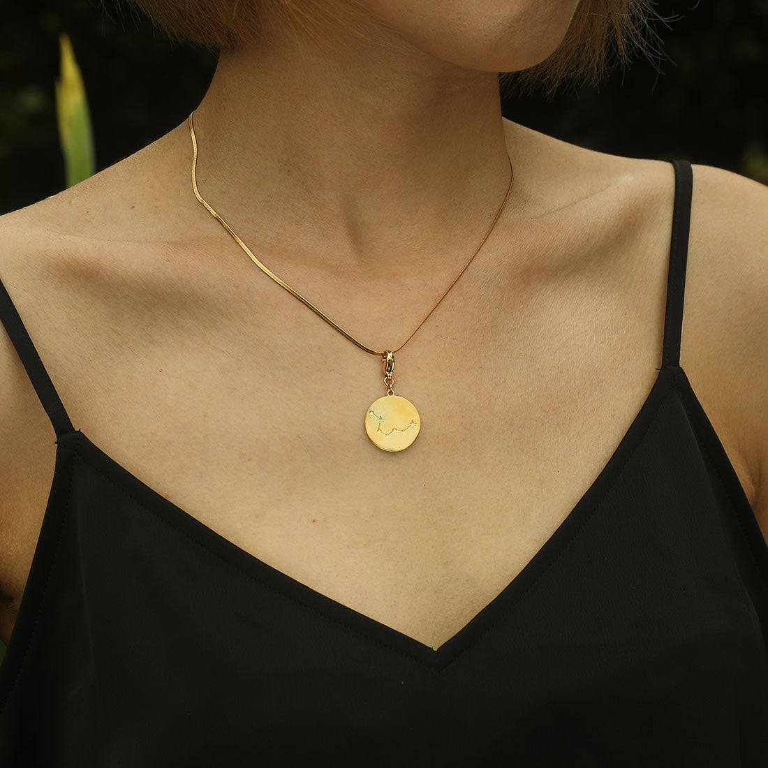 ZODIAC CONSTELLATION Double Sided Charm - Velora