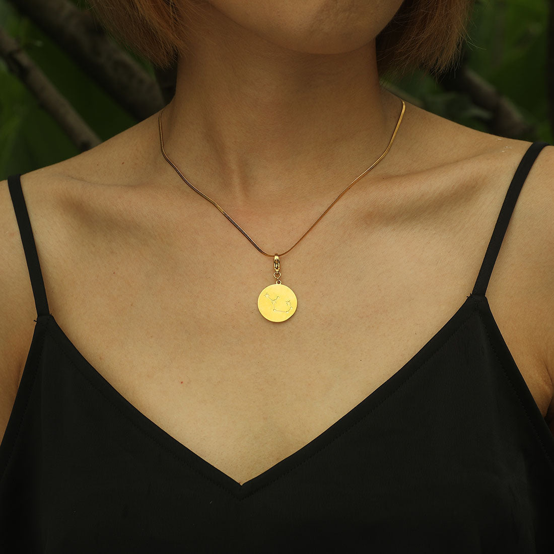 ZODIAC CONSTELLATION Double Sided Charm - Velora