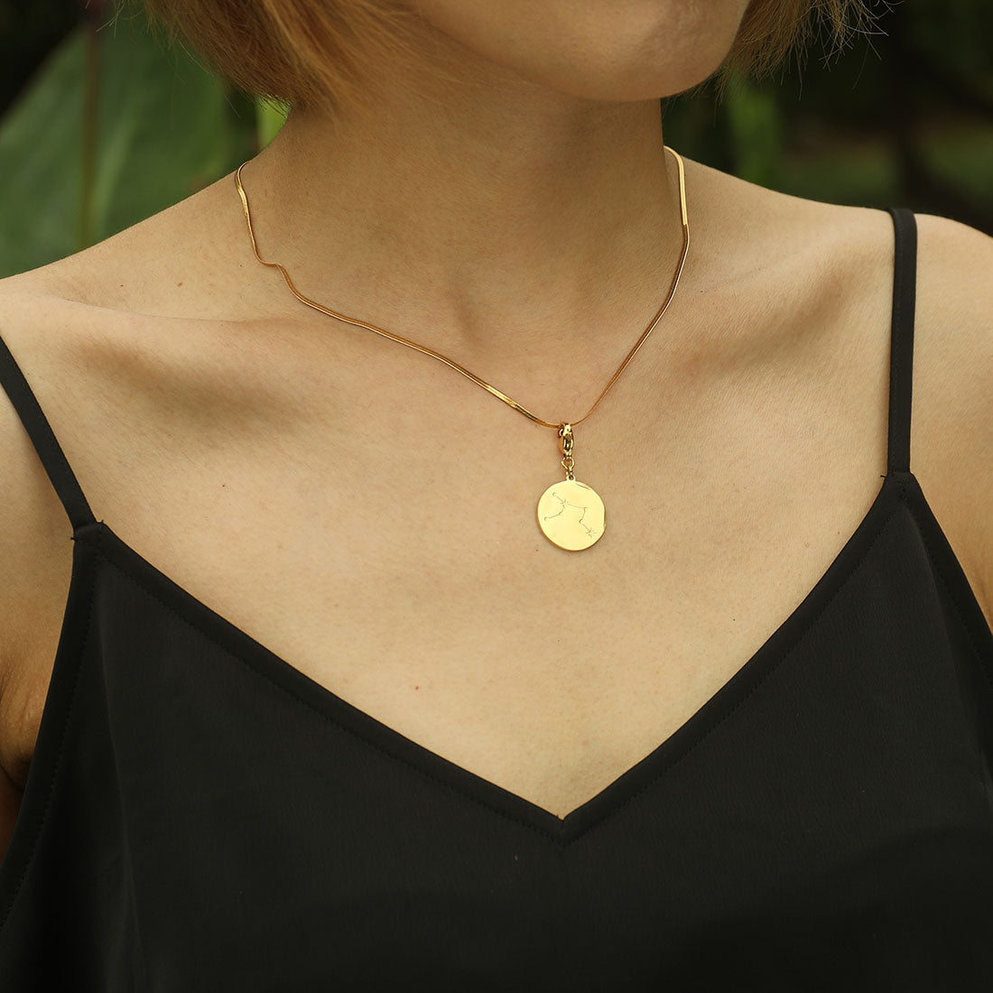 ZODIAC CONSTELLATION Double Sided Charm - Velora