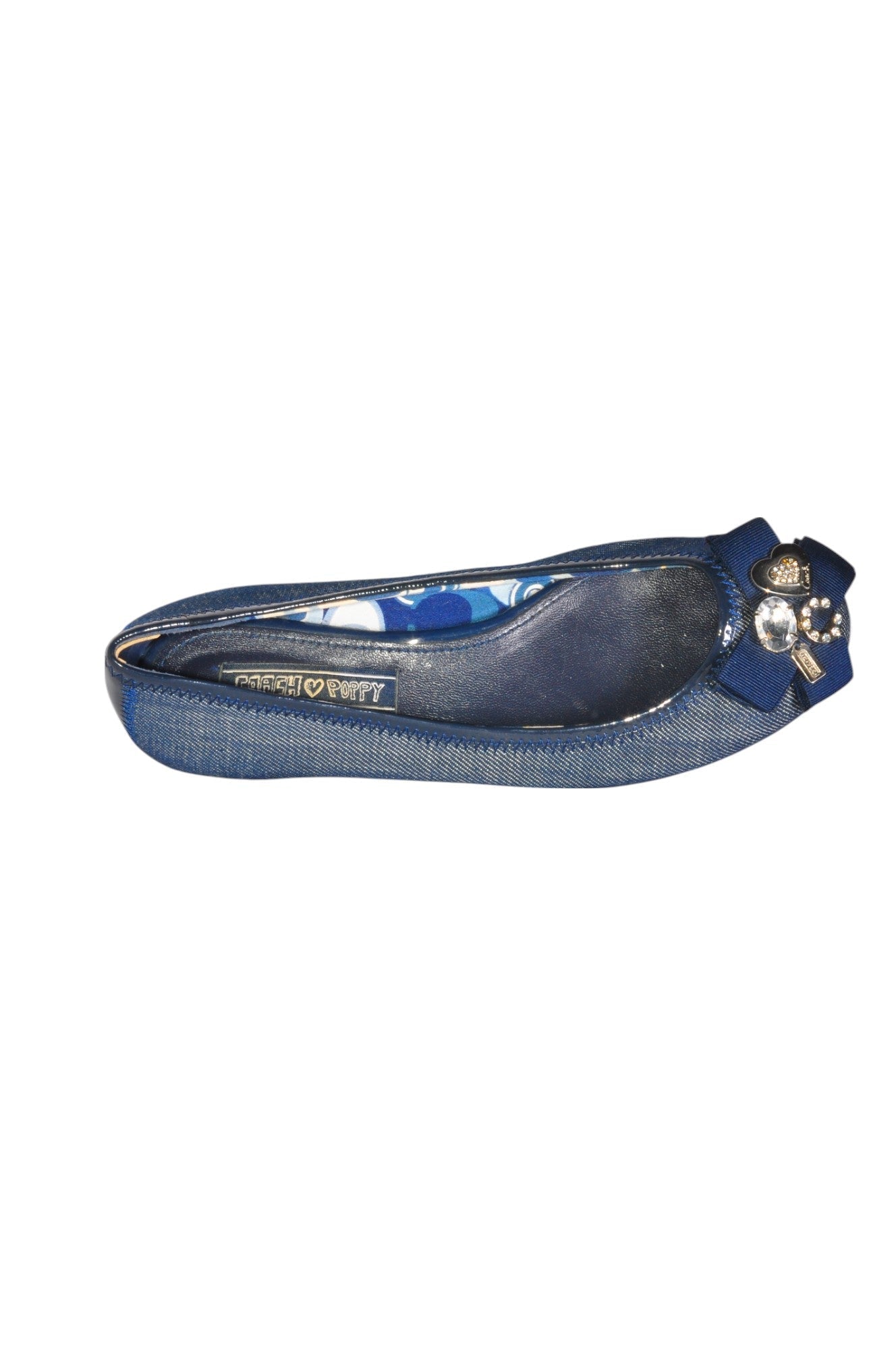 COACH Women Flat Shoes Regular fit in Blue - 6.5 - Velora Luxury Fashion
