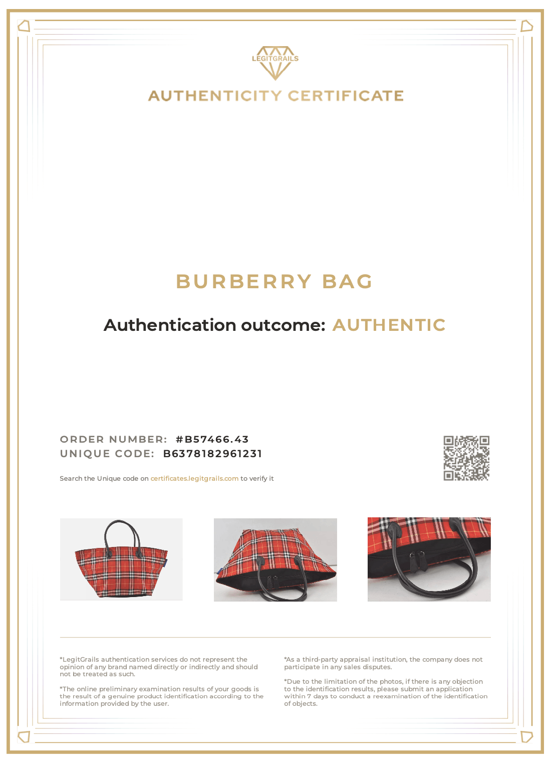 Burberry BLUE LABEL Check Shoulder Tote Bag Nylon Leather Red 9373K - Velora