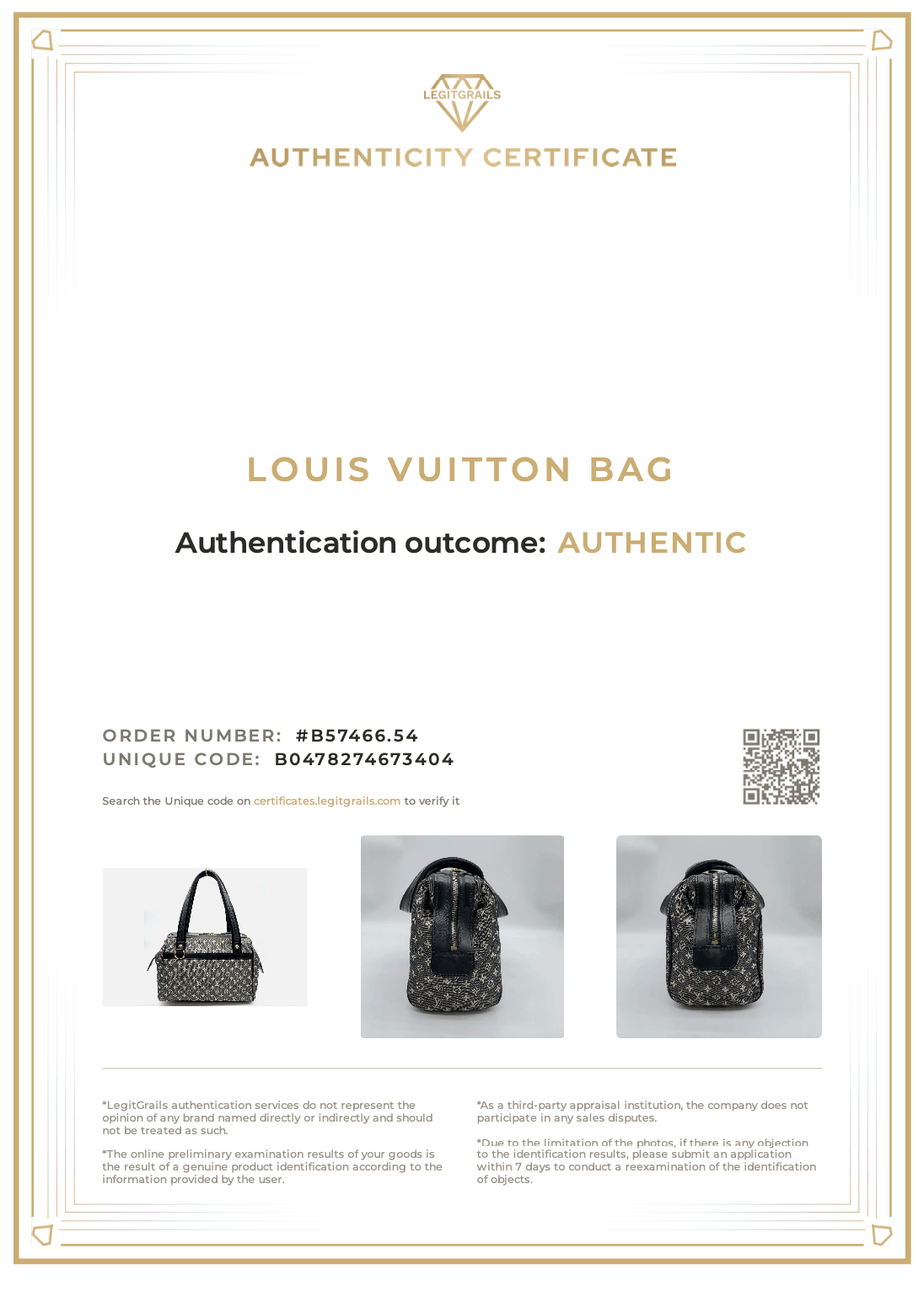 Louis Vuitton Monogram Mini Josephine PM Noir M92049 Handbag NS080474 - Velora