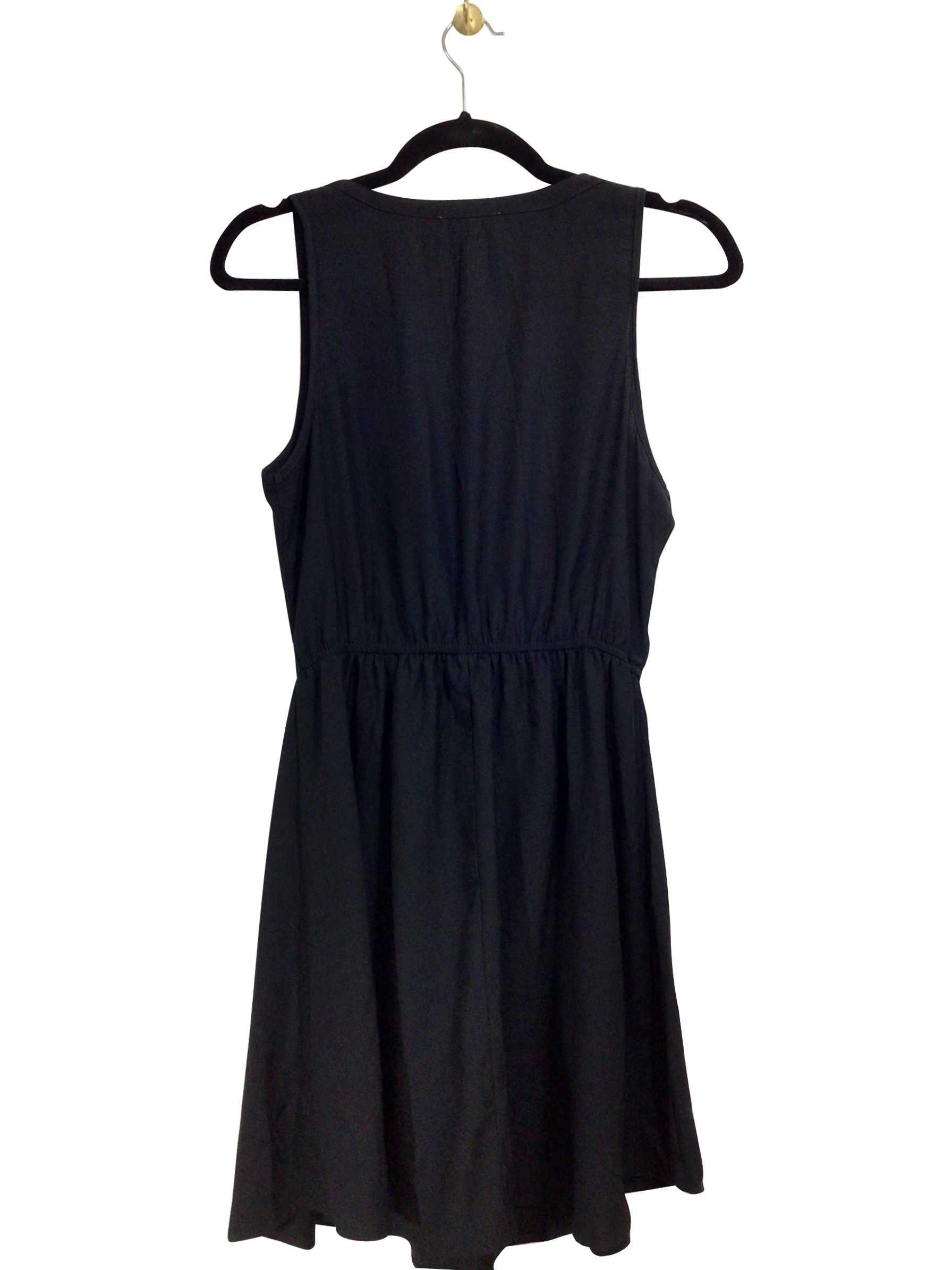 COTTON ON Regular fit Wrap Dress in Black - S - Velora