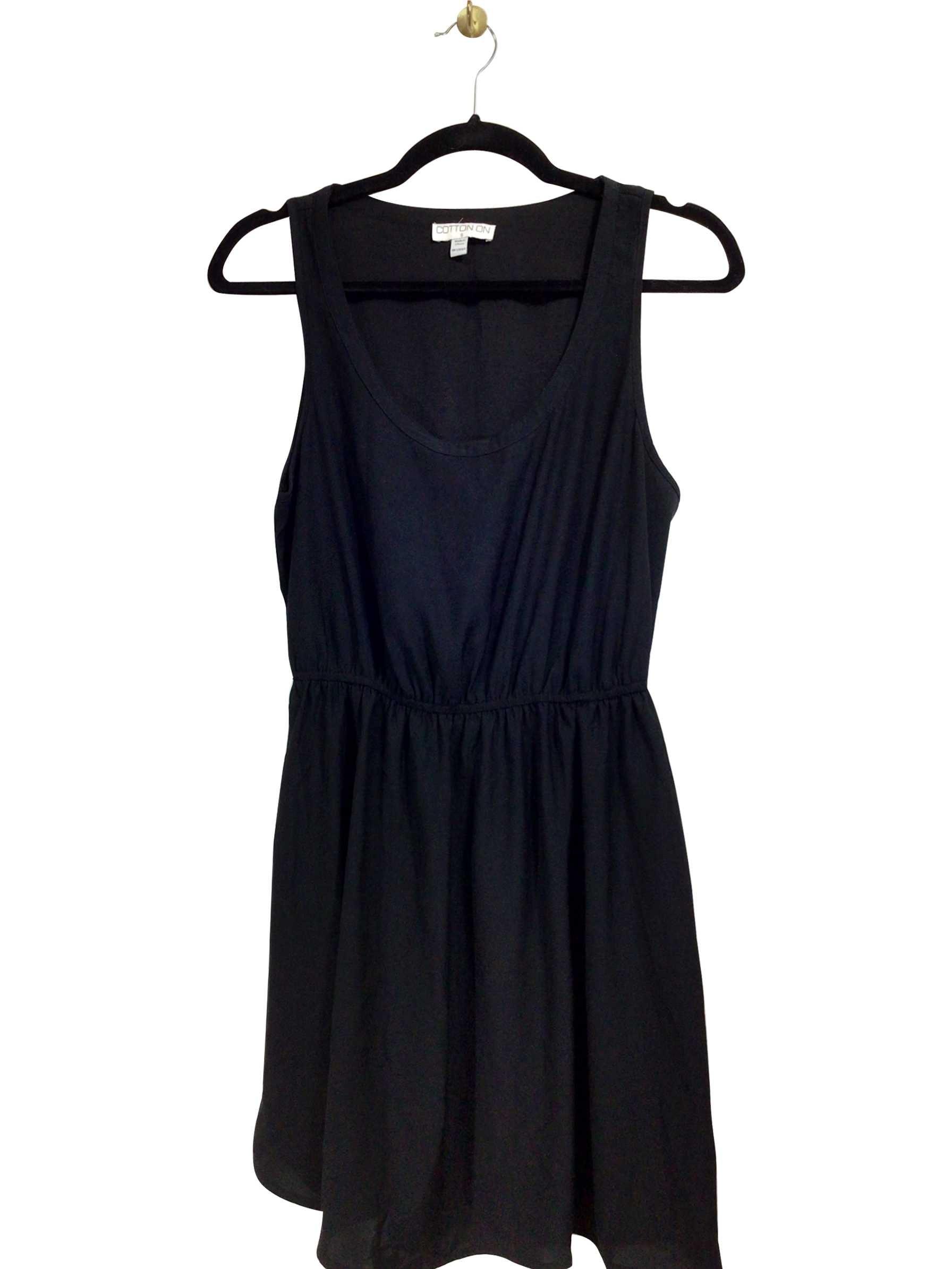 COTTON ON Regular fit Wrap Dress in Black - S - Velora