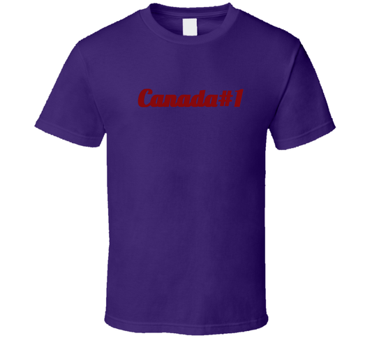 Canada #1 T Shirt - Velora Luxury Fashion