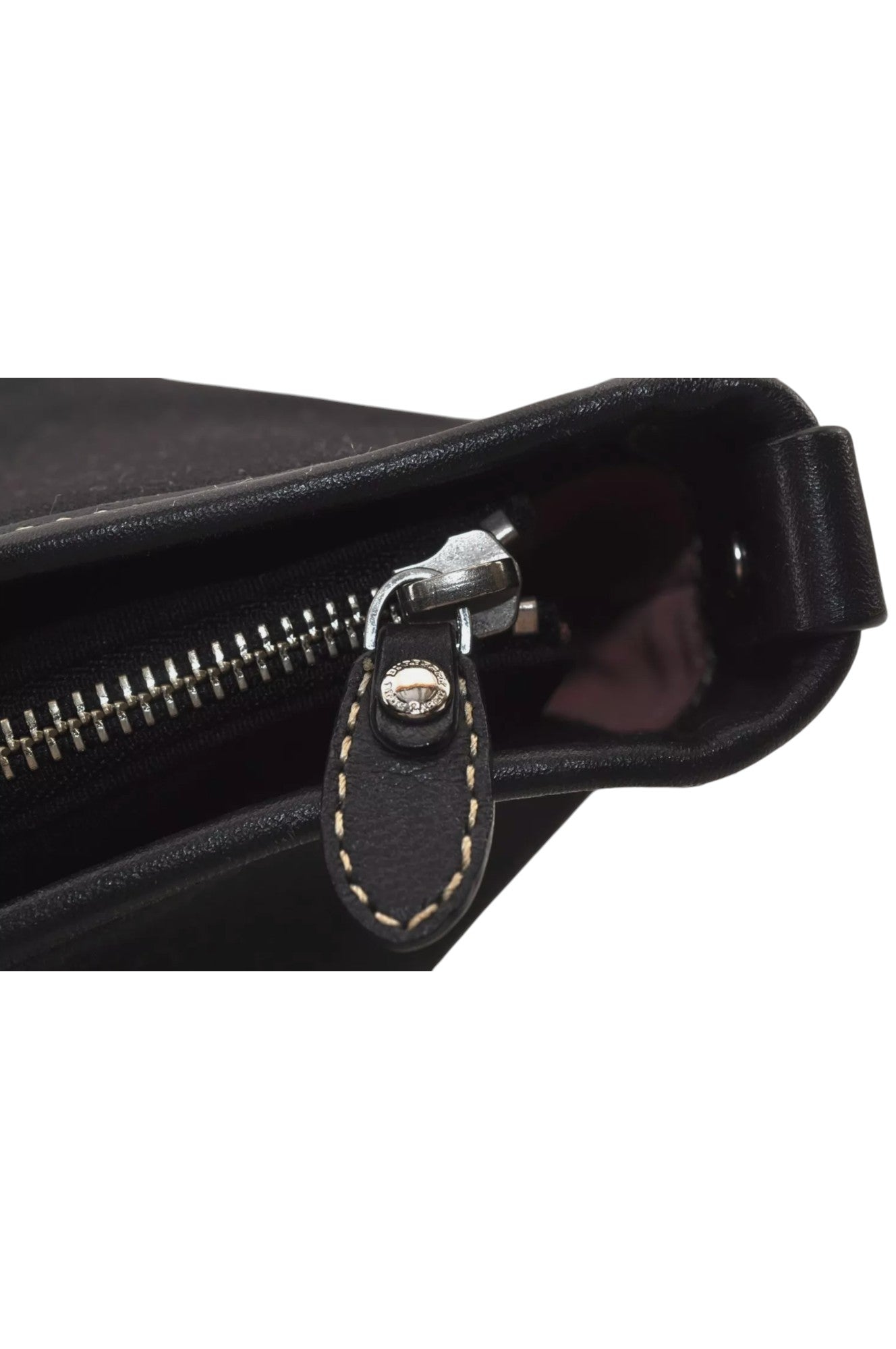 Authentic BURBERRY BLUE LABEL Hand Tote Bag Polyester Leather Black 7082L - Velora