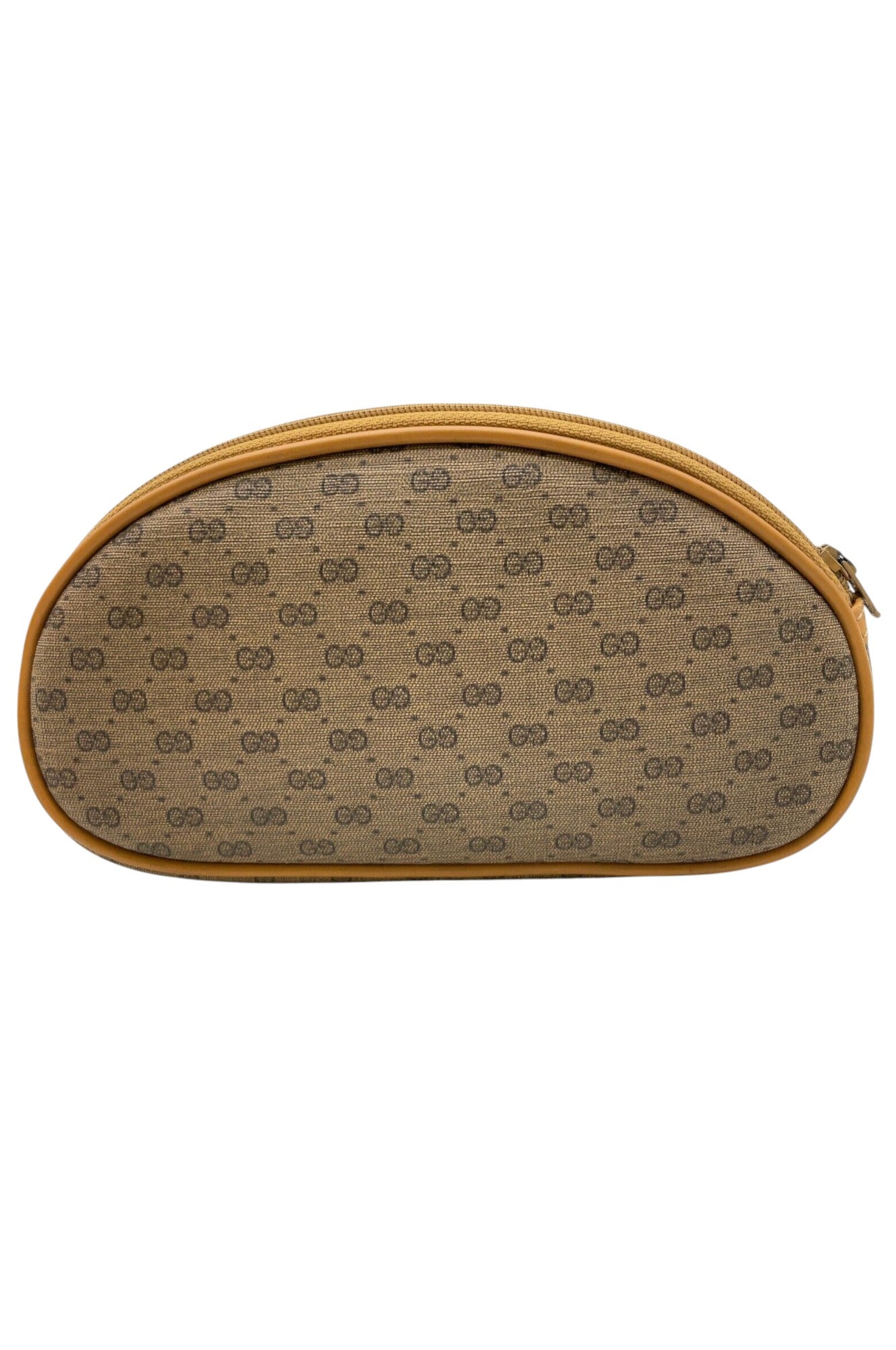 Auth Gucci Old Micro GG PVC Brown Round Shoulder Bag With Pouch Set SKS0200041 - Velora