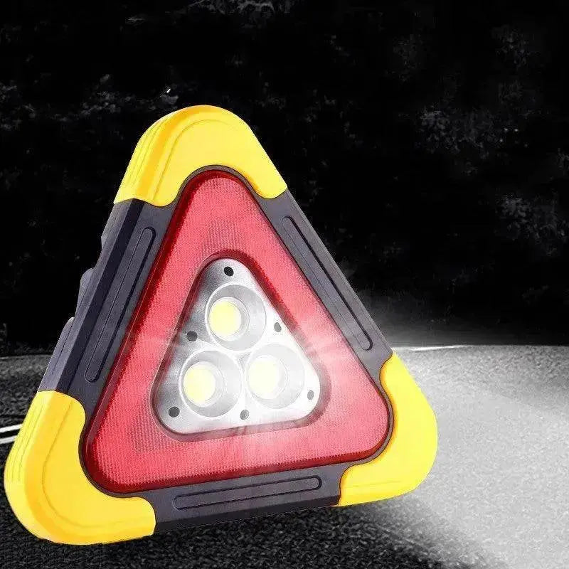 Car Tripod Warning Sign Parking Reflective Solar Light