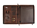 Caraquet Leather Travel Organizer -  Walnut Brown - Velora Luxury Fashion