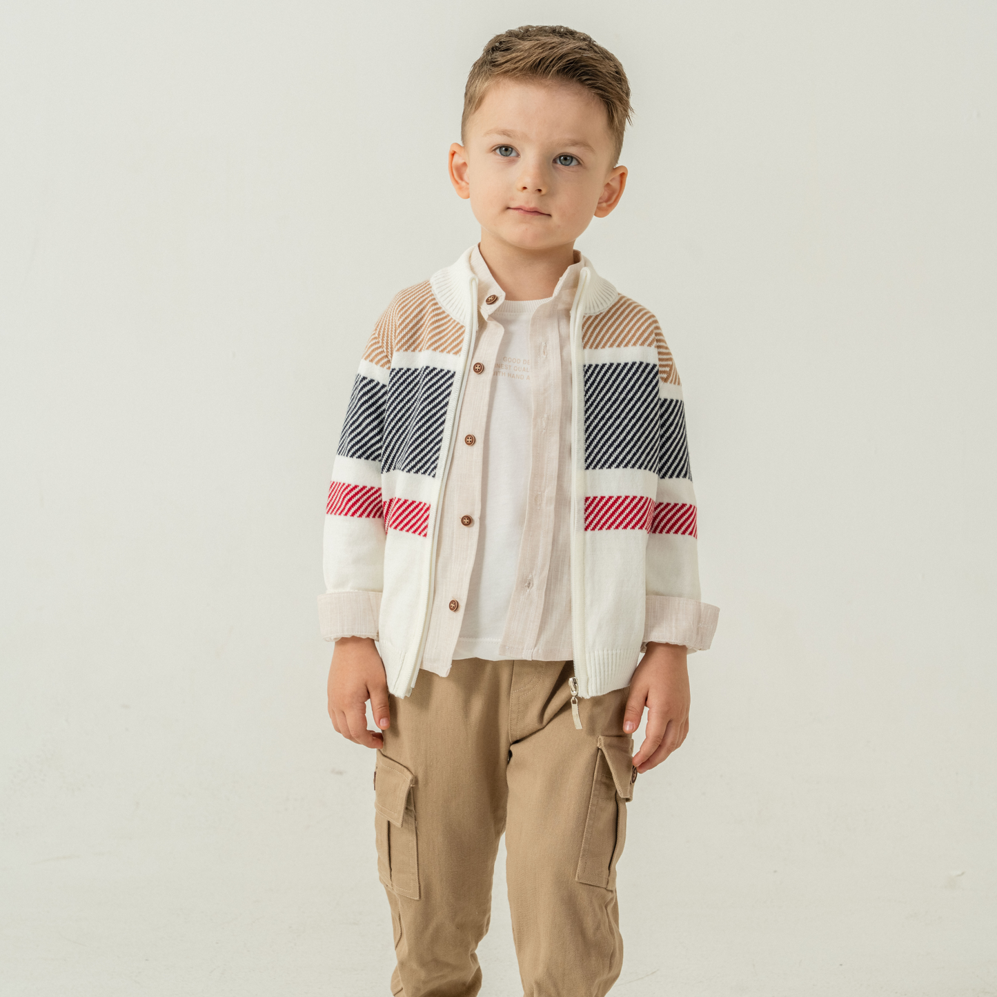 Cargo Style 4PC Sweater Set - Velora Luxury Fashion