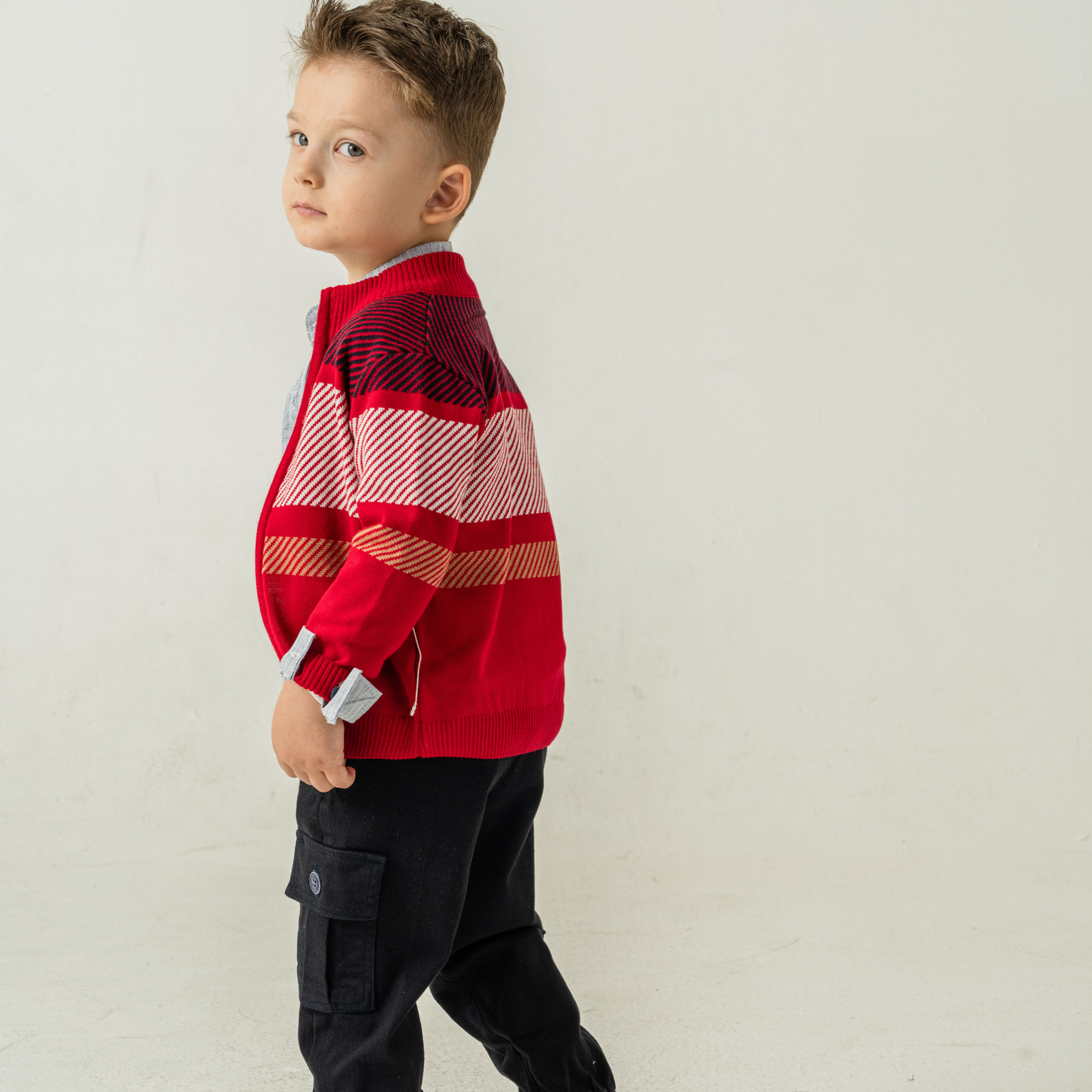 Cargo Style 4PC Sweater Set - Velora Luxury Fashion