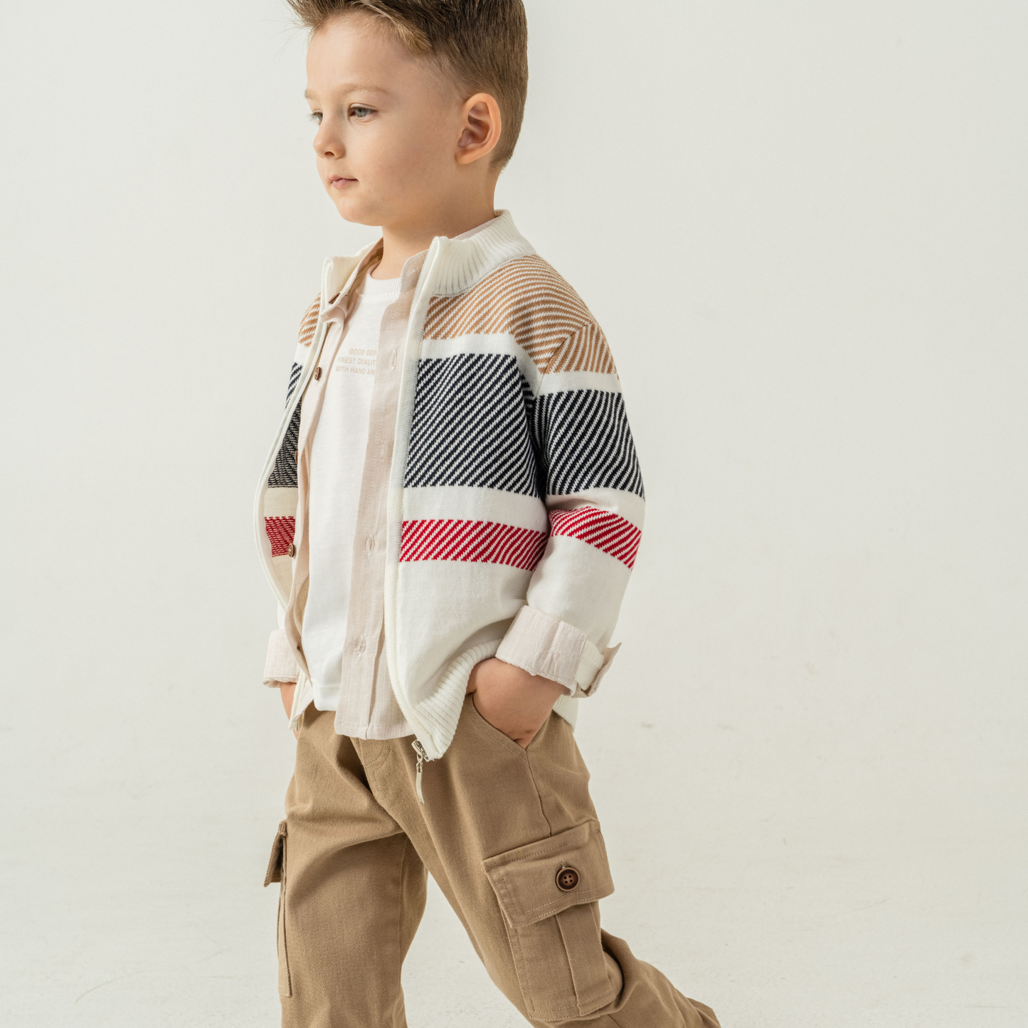 Cargo Style 4PC Sweater Set - Velora Luxury Fashion