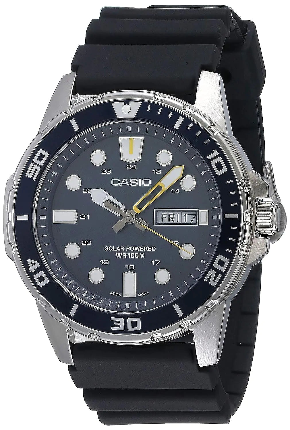 Casio Tough Solar Mens Watch Day/Date Indicator MTP-S110-2AVCF - Velora Luxury Fashion