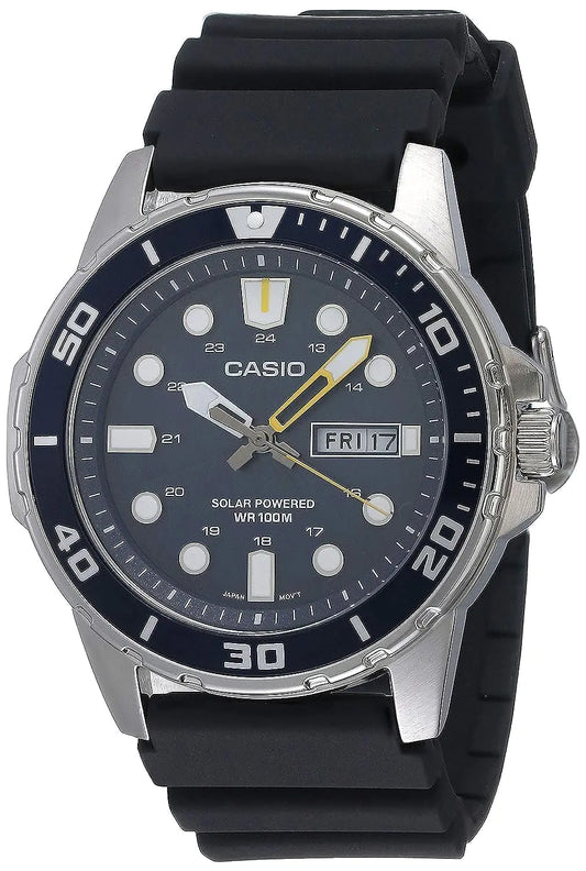 Casio Tough Solar Mens Watch Day/Date Indicator MTP-S110-2AVCF - Velora Luxury Fashion