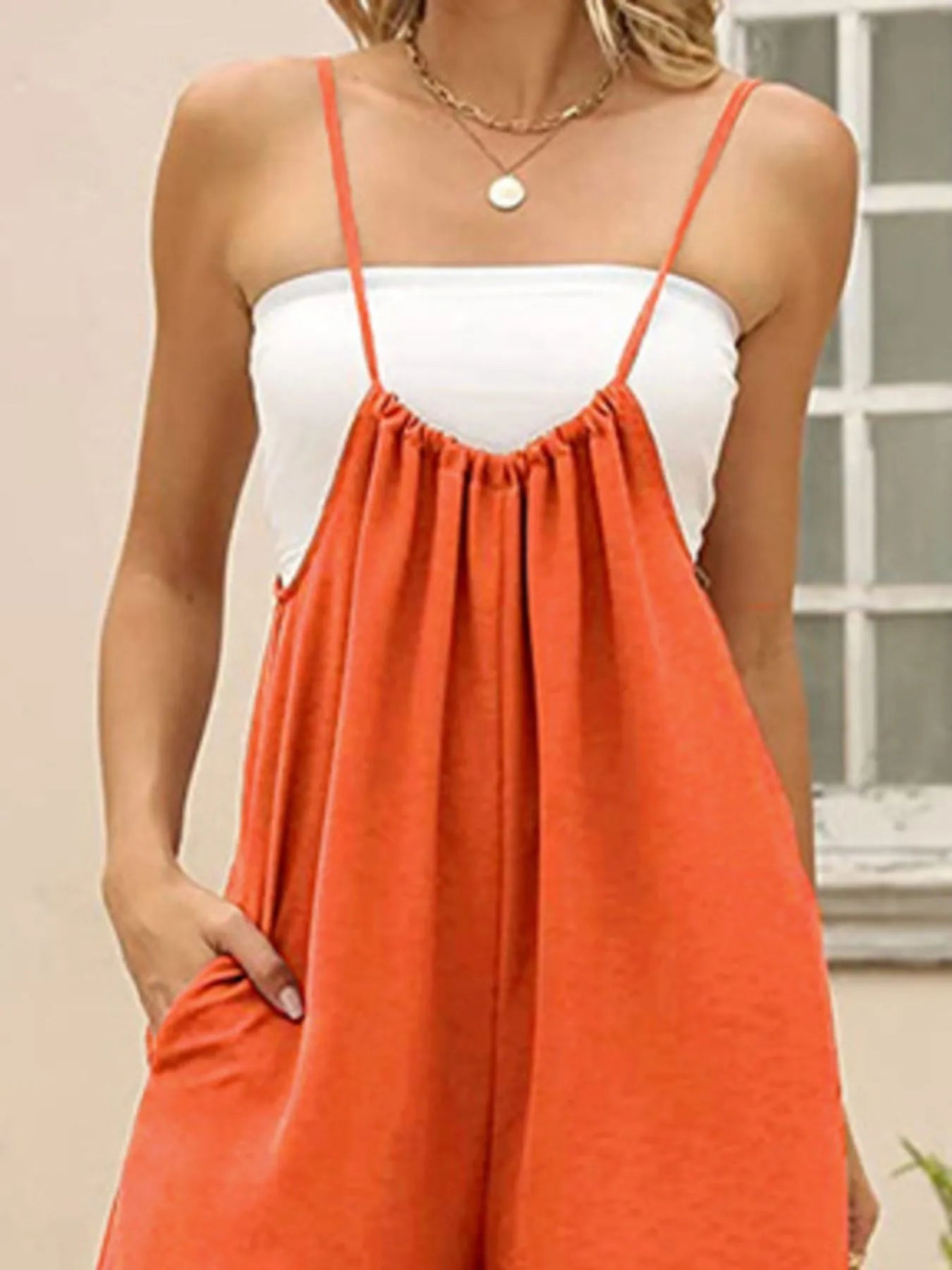 Casual Wide Leg Overalls - Velora Luxury Fashion