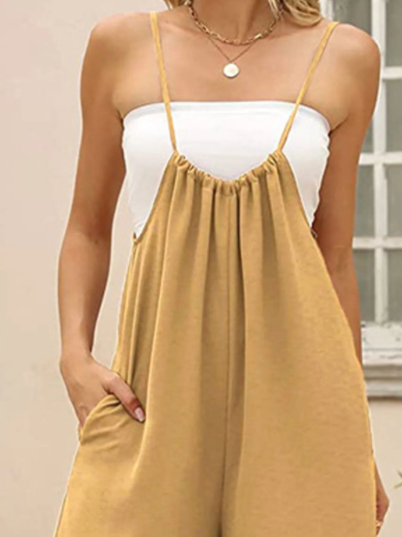 Casual Wide Leg Overalls - Velora Luxury Fashion