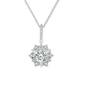 Celestial Sparkle 1ct Moissanite Sterling Silver Star Pendant Necklace - Velora Luxury Fashion