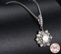Celestial Sparkle 1ct Moissanite Sterling Silver Star Pendant Necklace - Velora Luxury Fashion