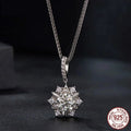 Celestial Sparkle 1ct Moissanite Sterling Silver Star Pendant Necklace - Velora Luxury Fashion